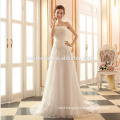 A-Line Silhouette and Sleeveless Design wedding dresses Heavy beading crystal bling bridal wedding dresses